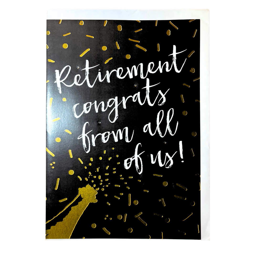 Jumbo Retirement Card | Champagne | Dream Weaver Canada