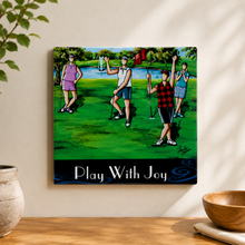 Load image into Gallery viewer, Kathy Meaney Ceramic Tile Trivet &amp; Wall Plaque | Play With Joy Dream Weaver4
