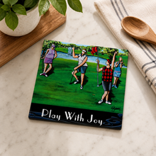 Load image into Gallery viewer, Kathy Meaney Ceramic Tile Trivet &amp; Wall Plaque | Play With Joy Dream Weaver
