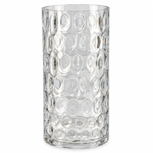 Load image into Gallery viewer, Large Clear Bubble Glass Cylinder Vase – 20" Tall | Statement Décor
