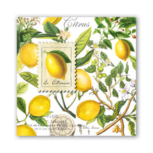 Load image into Gallery viewer, Lemon Basil Cocktail Napkins | Michel Design Works
