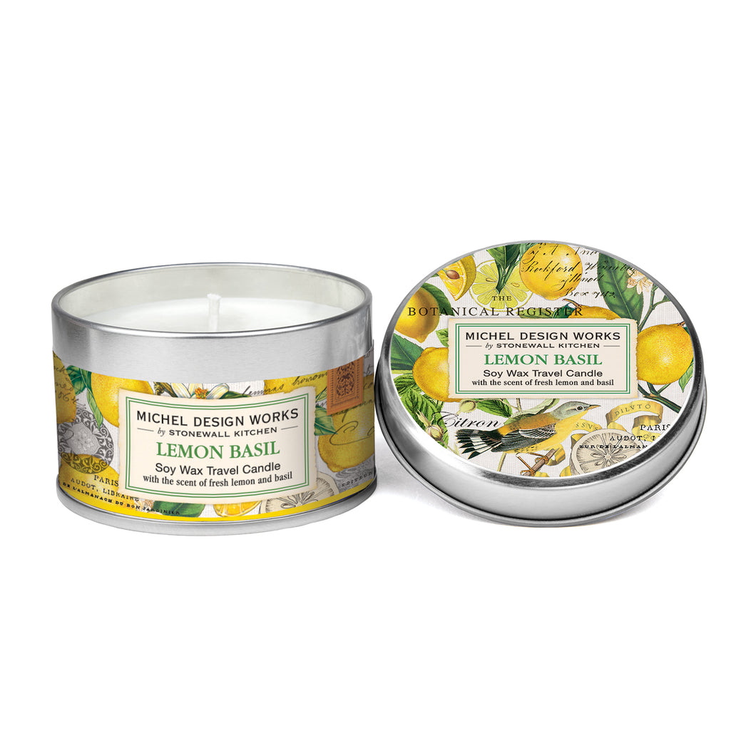 Lemon Basil Travel Candle | Michel Design Works