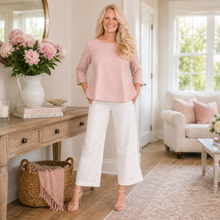 Load image into Gallery viewer, Linen_Blouse_Blush_Dream_Weaver_Canada
