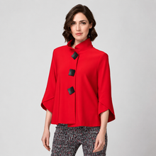 Load image into Gallery viewer, Lipstick Red Jacket | Joseph Ribkoff
