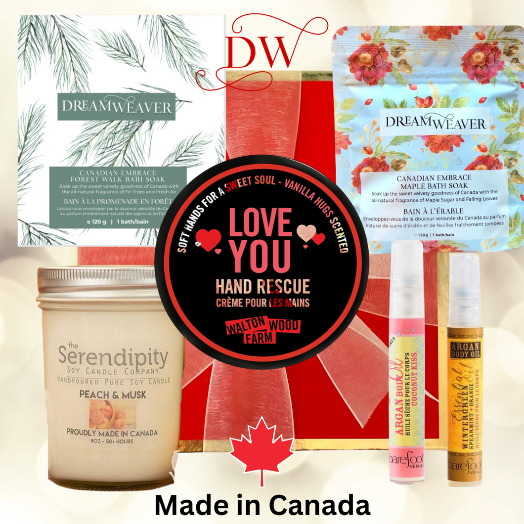 Love You | Canadian Bath Gift Box | Dream Weaver Canada