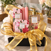 Load image into Gallery viewer, Lychee Rose Luxury Hand Care Gift Box | Mistral
