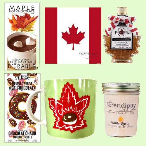 Canadian Hot Cocoa Break | Maple Leaf Gift Box