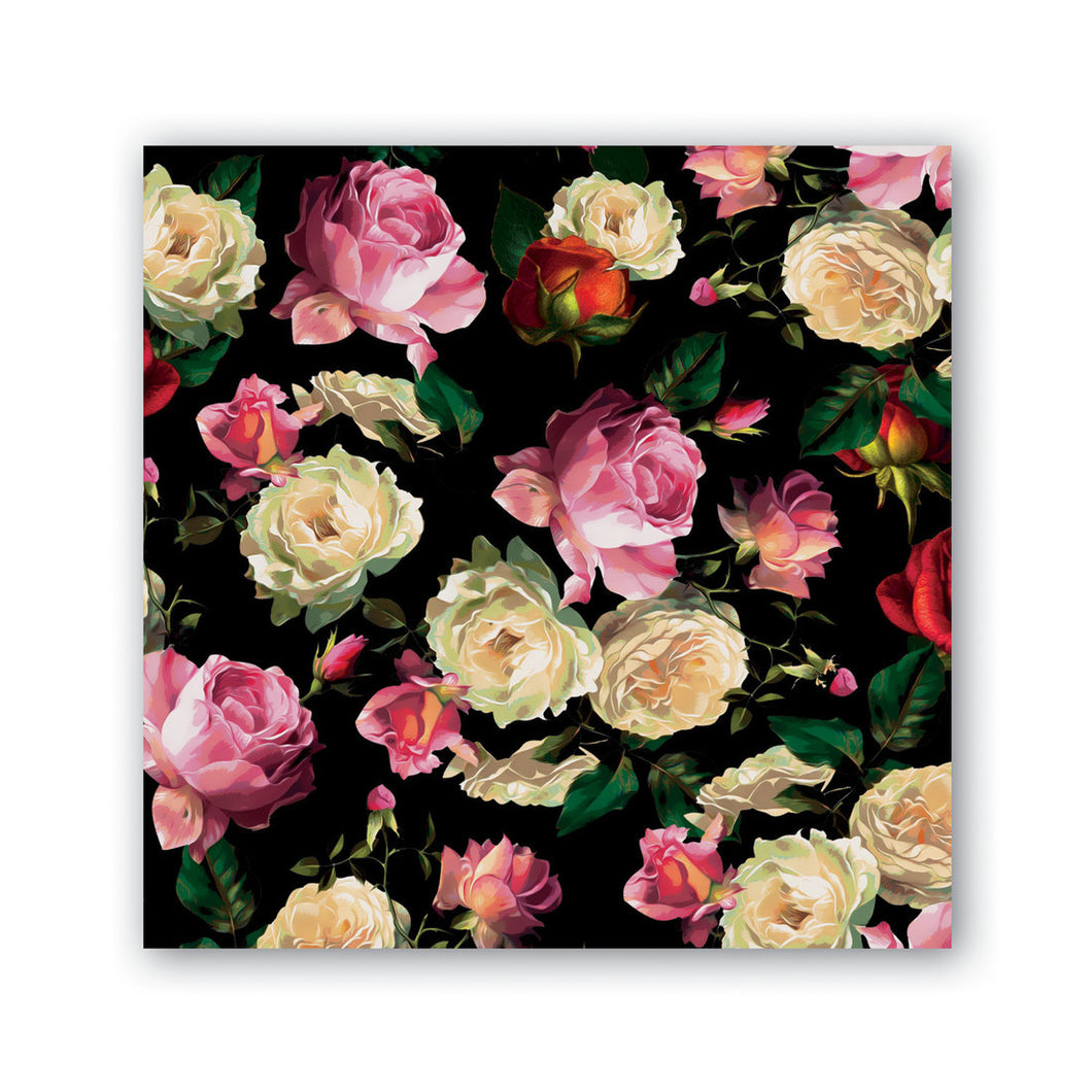 Midnight Rose Cocktail Napkin | Michel Design Works | Dream Weaver