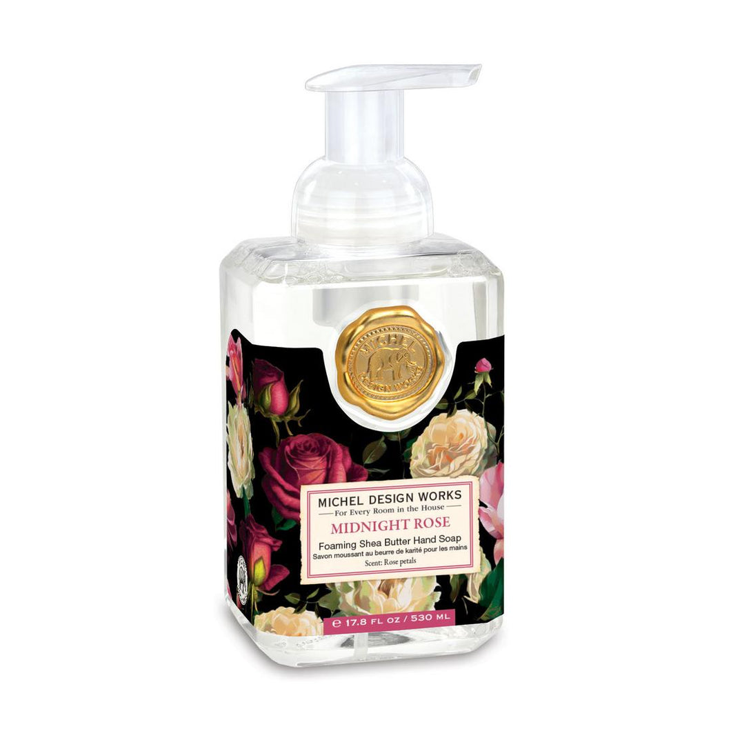 Midnight Rose Foaming Soap | Michel Design Works | Dream Weaver 