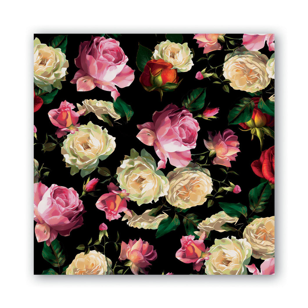 Midnight Rose Luncheon Napkins | Michel Design Works | Dream Weaver