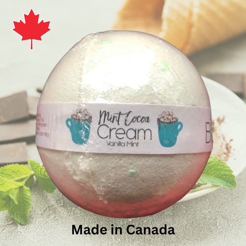 Mint Cocoa & Cream Bath Bomb | Bath Bomb Company