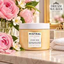 Load image into Gallery viewer, Lychee Rose Luxe Shimmer Body Cream | Mistral | Dream Weaver Canada
