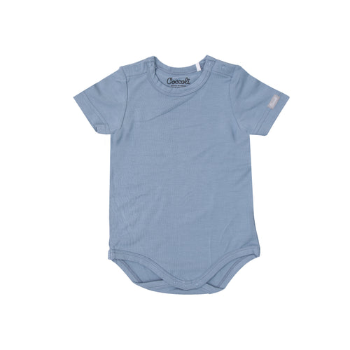 Modal Baby Onesie | Steel Blue | 3 months