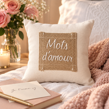 Charger l'image dans la galerie, Mots d’Amour Love Note Pocket Pillow – Made in Canada  DW
