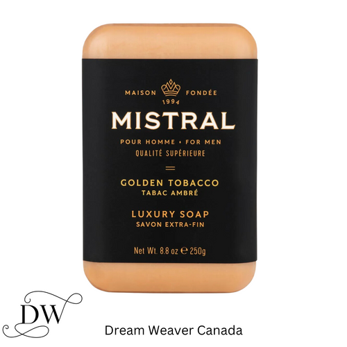 Golden Tobacco Bar Soap | Mistral