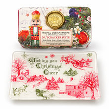 Charger l'image dans la galerie, Nutcracker Suite Soap &amp; Glass Dish Holiday Gift Set | Michel Design Works 2
