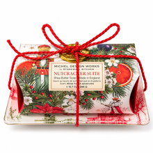 Charger l'image dans la galerie, Nutcracker Suite Soap &amp; Glass Dish Holiday Gift Set | Michel Design Works
