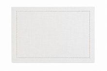Load image into Gallery viewer, Off-White Shimmer Fabric Napkin with Metallic Thread Detail
