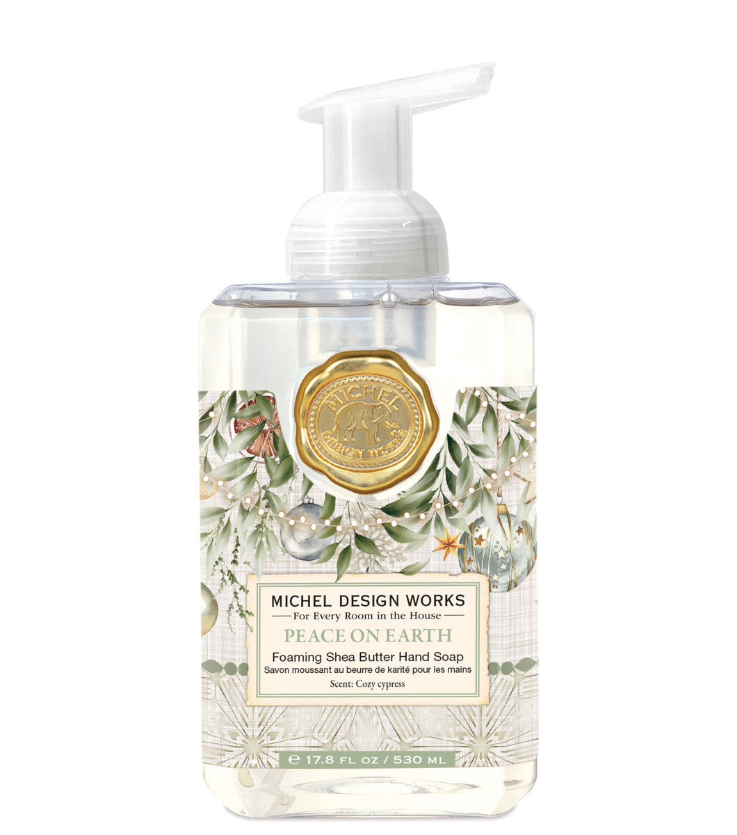 Peace on Earth Foaming Soap | Michel Design Works | Dream Weaver 