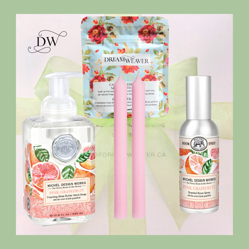 Pink Grapefruit Gift Box | Michel Design Works | Dream Weaver Canada