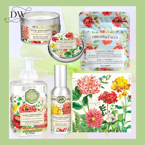 Poppies & Posies Gift Box | Michel Design Works | Dream Weaver Canada