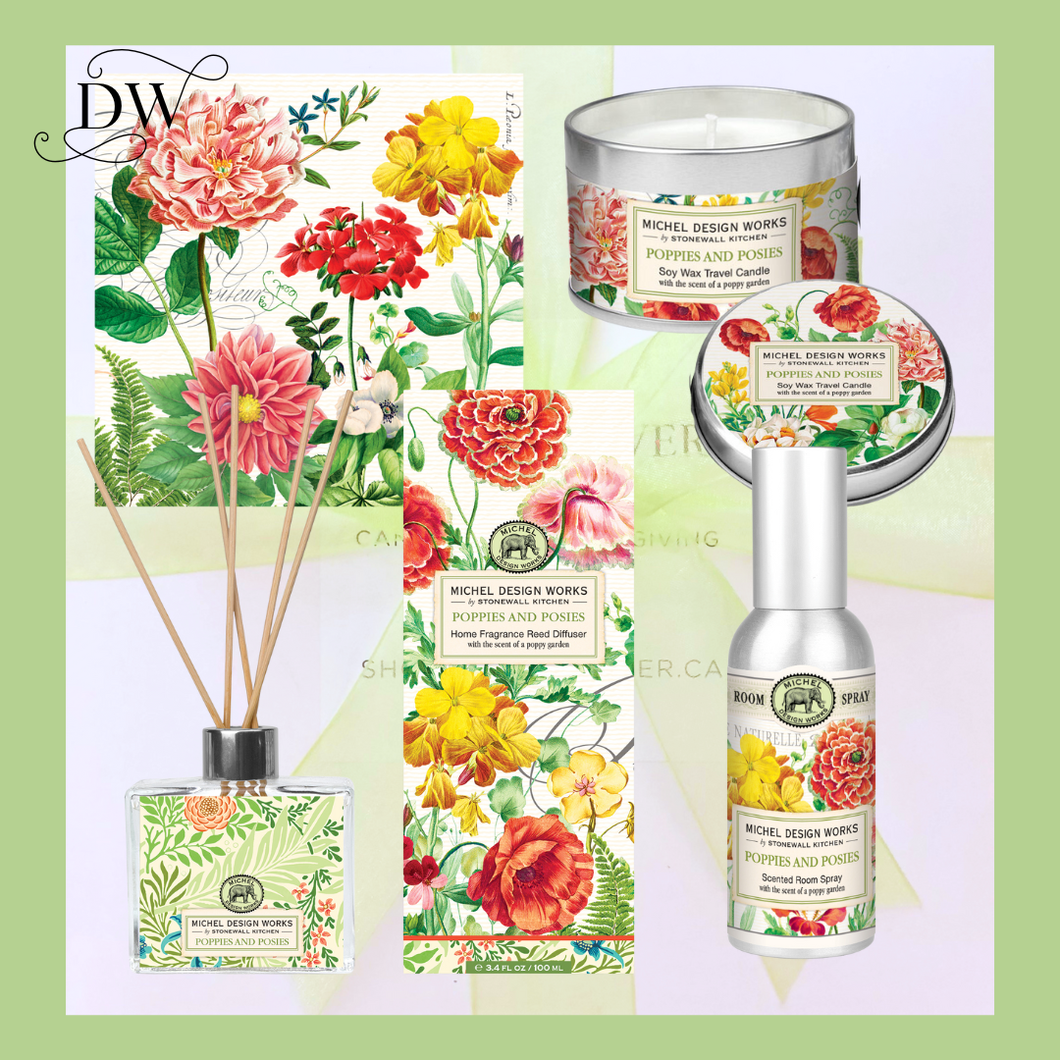 Poppies & Posies Home Fragrance Gift Box | Michel Design Works