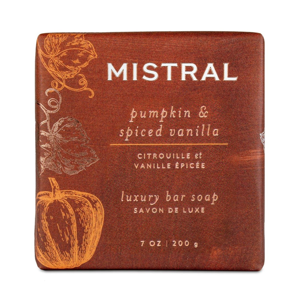 Pumpkin & Spiced Vanilla Bar Soap by Mistral