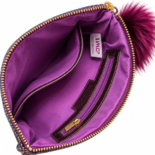 Charger l'image dans la galerie, Rainbow Glitter Crossbody Clutch – Plum Vegan Handbag  inside
