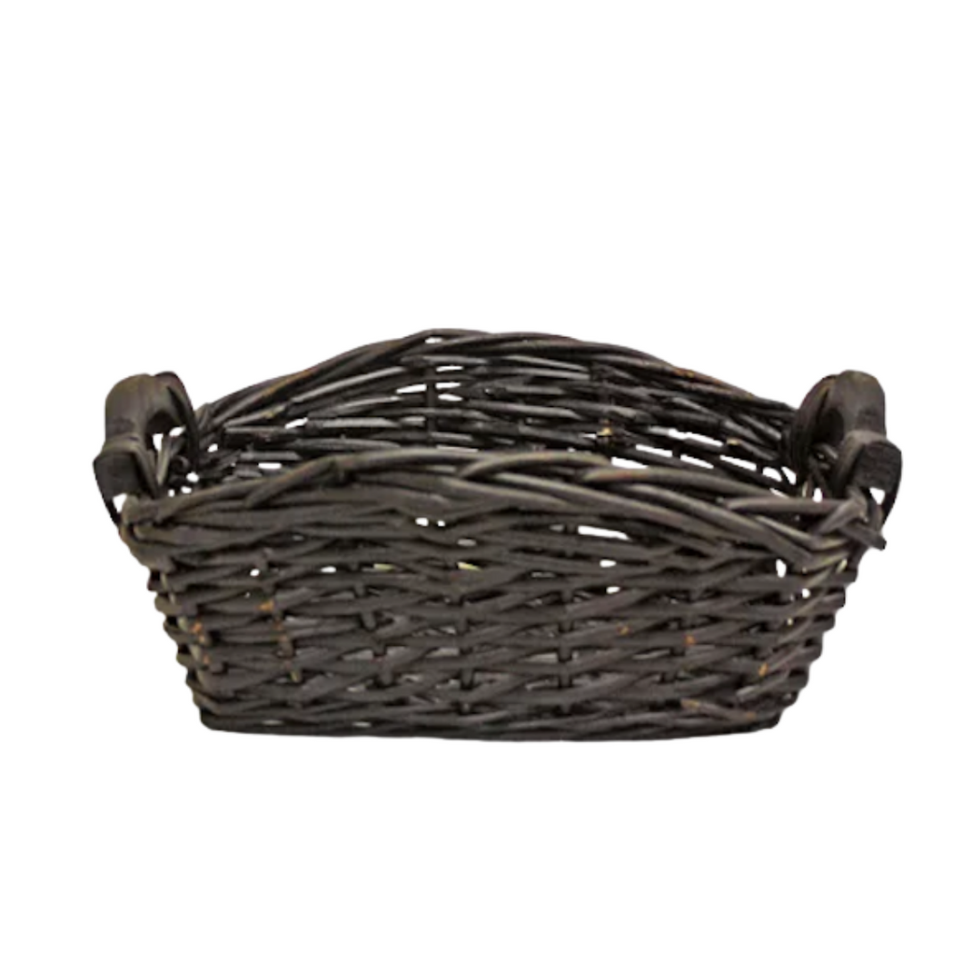 Rectangular Dark Willow Basket | Dream Weaver Canada