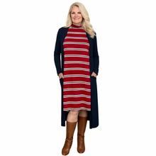 Load image into Gallery viewer, Red Striped Dress | Meemoza 2

