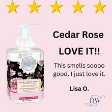 Load image into Gallery viewer, Cedar Rose Foaming Soap | Michel Design Works
