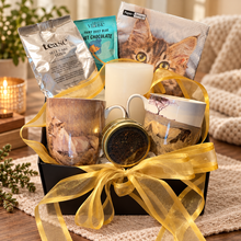 Load image into Gallery viewer, Robert Bateman Lions Wildlife Tea Gift Basket – Set of 2 Mugs
