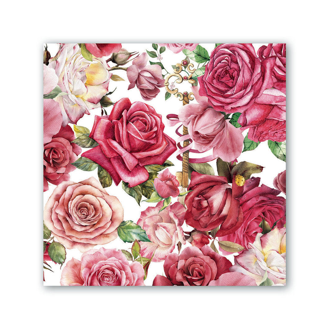 Royal Rose Cocktail Napkin | Michel Design Works