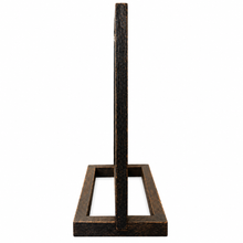 Charger l'image dans la galerie, Rustic Wood Jewelry &amp; Accessory Stand – 3 Hooks -side
