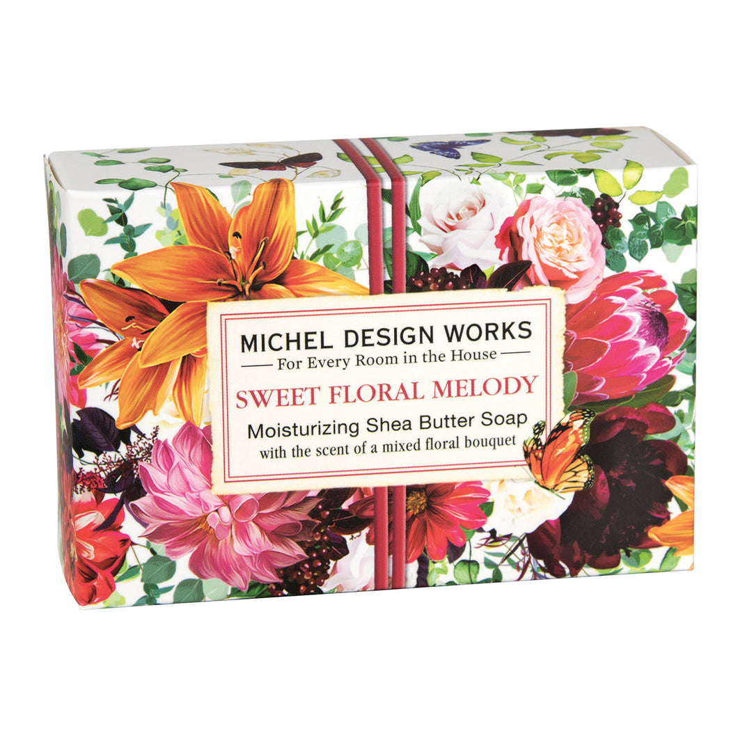 Sweet Floral Melody Boxed Soap | Michel Design Works