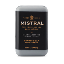 Load image into Gallery viewer, Silver Absinthe Bar Soap | Mistral
