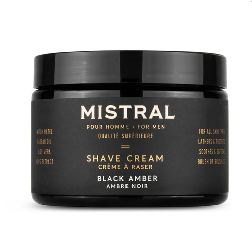 Black Amber Shave Cream | Mistral