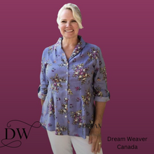 Load image into Gallery viewer, Bellevue Cottage Blouse Periwinkle
