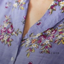 Load image into Gallery viewer, Bellevue Cottage Blouse Periwinkle
