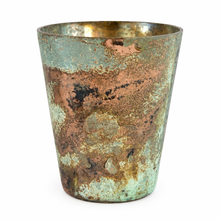 Load image into Gallery viewer, Seafoam &amp; Bronze Mercury Glass Votive Candle Holder |  Dream Weaver
