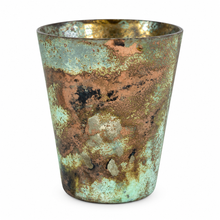 Load image into Gallery viewer, Seafoam &amp; Bronze Mercury Glass Votive Candle Holder |  Dream Weaver  2
