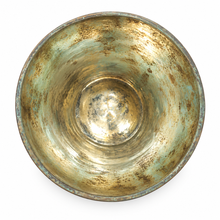 Load image into Gallery viewer, Seafoam &amp; Bronze Mercury Glass Votive Candle Holder |  Dream Weaver top
