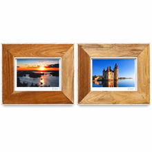 Load image into Gallery viewer, Set of 2 Framed Ian Coristine 1000 Islands Prints – Rustic Wood Frames
