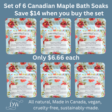 Load image into Gallery viewer, Set of 6 Canadian Maple Bath Soak | Dream Weaver 3

