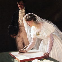 Charger l'image dans la galerie, Signing the Register | Wedding Card 2
