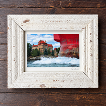 Load image into Gallery viewer, Singer Castle and ship framed art
