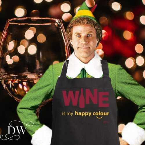 Wine is My Happy Colour Apron | Grimm