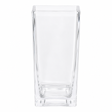 Charger l'image dans la galerie, Square Clear Glass Vase – 9"

