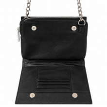 Charger l'image dans la galerie, Steve Madden Black Crossbody Wallet Bag – open
