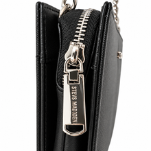 Charger l'image dans la galerie, Steve Madden Black Crossbody Wallet Bag – zipper pull
